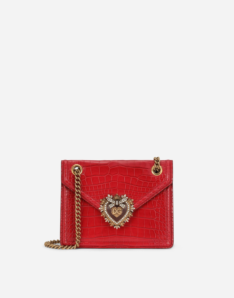 Medium crocodile skin Devotion bag 1
