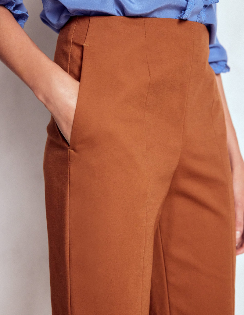 Smart 7/8 Pants-Russet 4