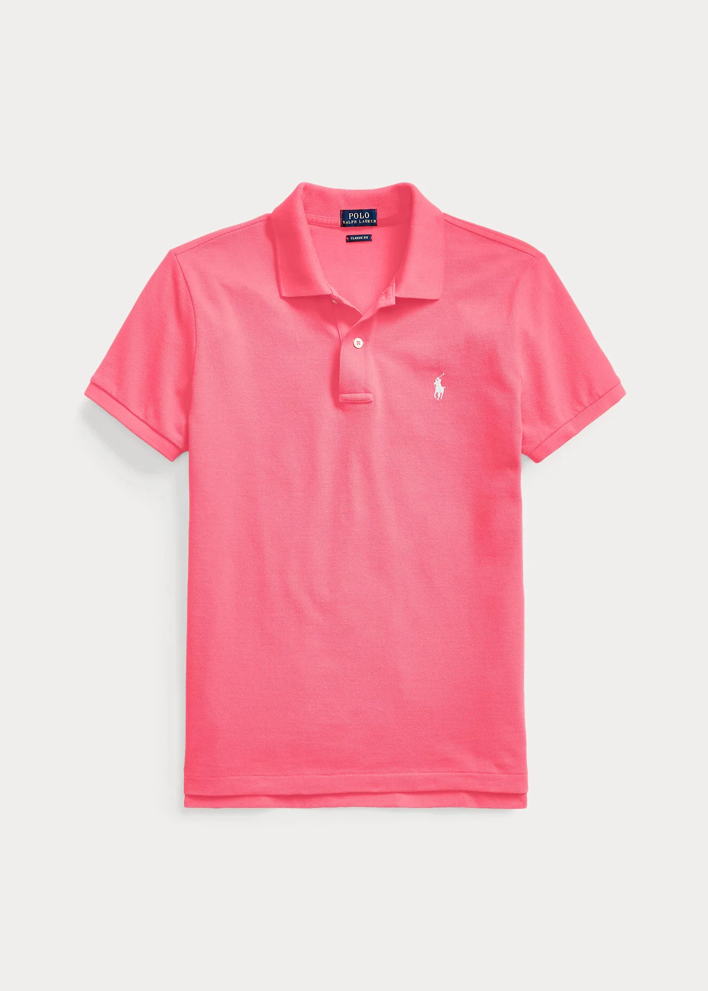 The Iconic Classic Fit Mesh Polo Shirt - 1