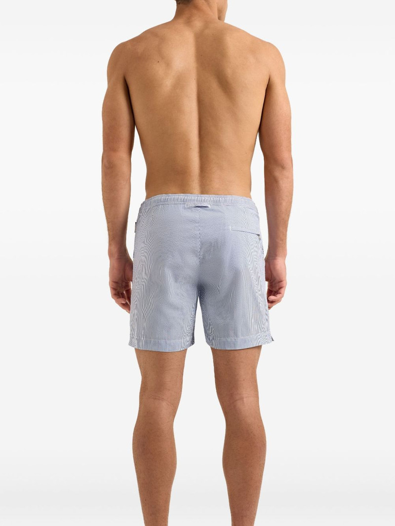 Bulldog striped swim shorts 3