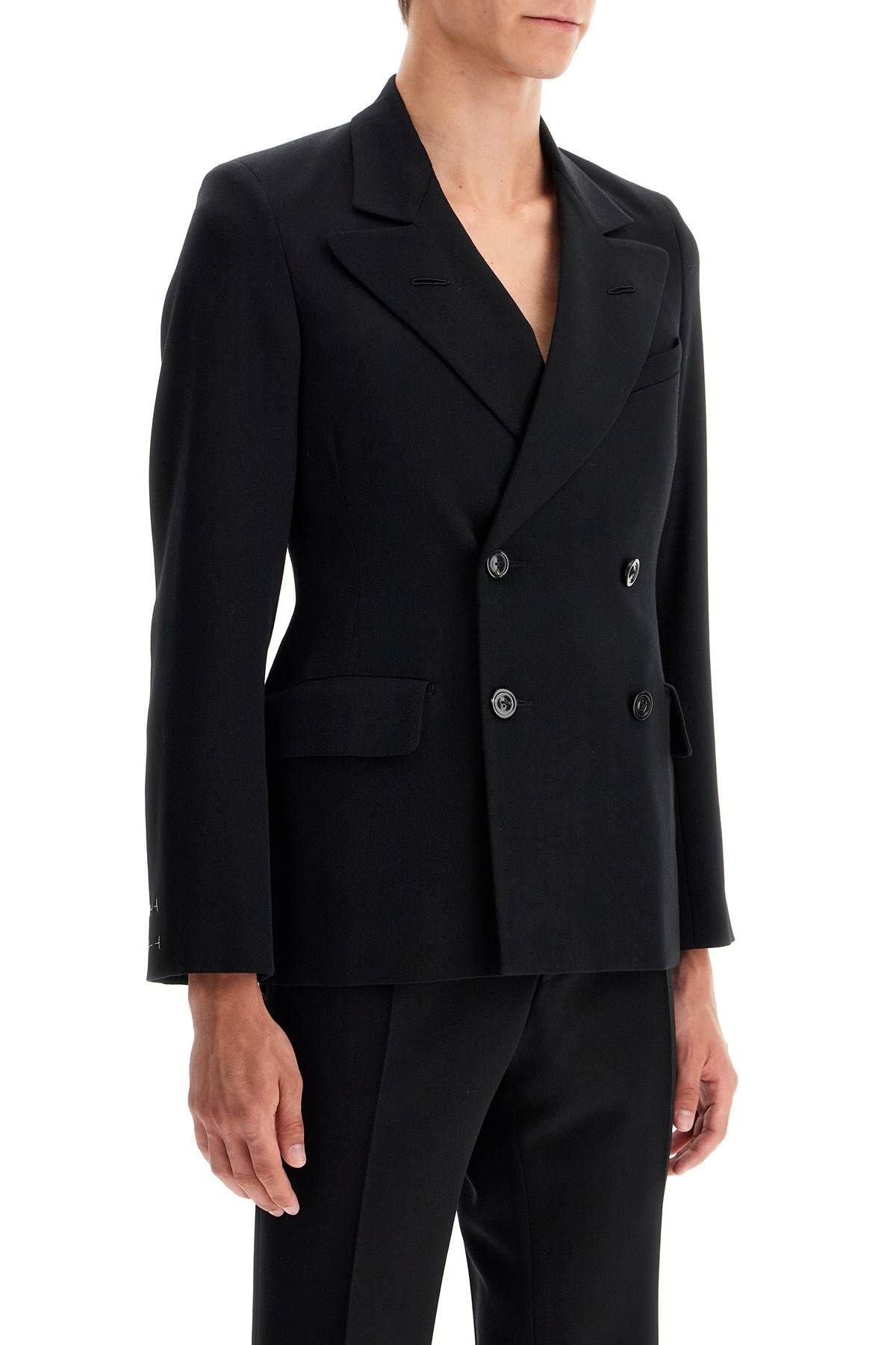 SLIM-FIT WOOL JACKET WITH A FITTED WAIST - 4