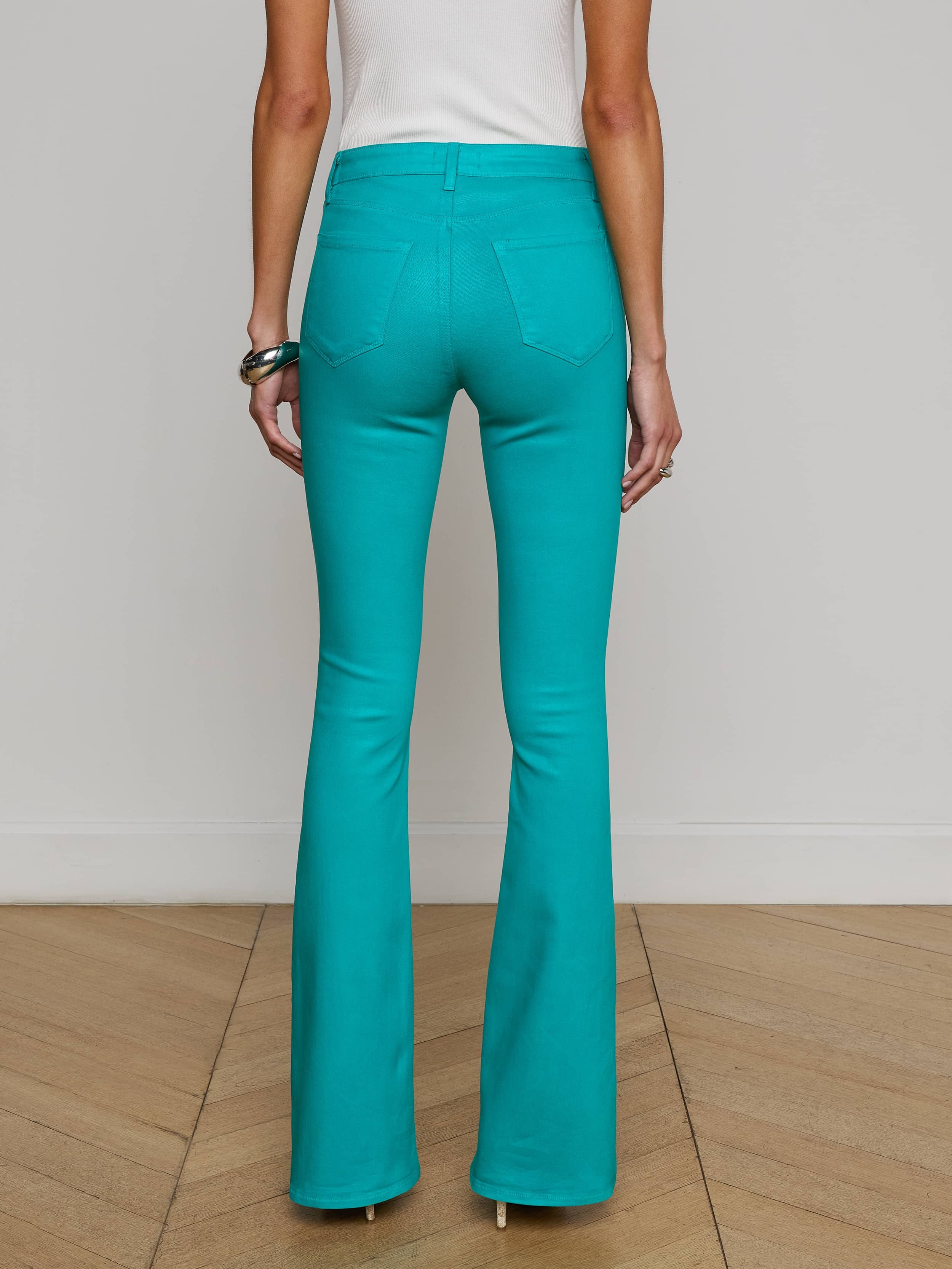 Marty Coated Flare Jean - 5