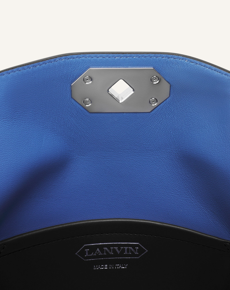 COMPAGNON ASYMMETRICAL LEATHER CLUTCH BAG 6