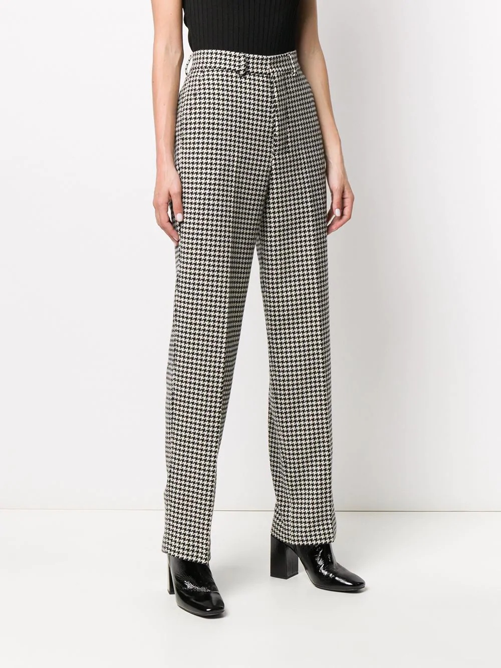 houndstooth tailored trousers - 3