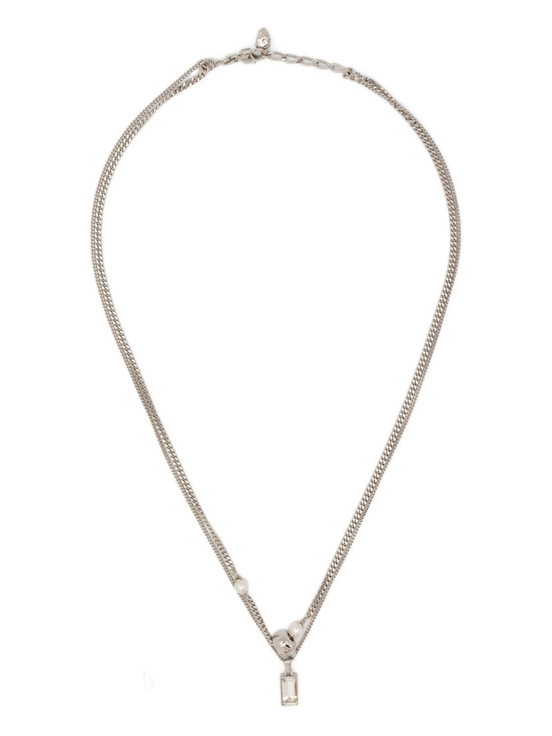 Alexander Mcqueen Skull Brass Necklace 1