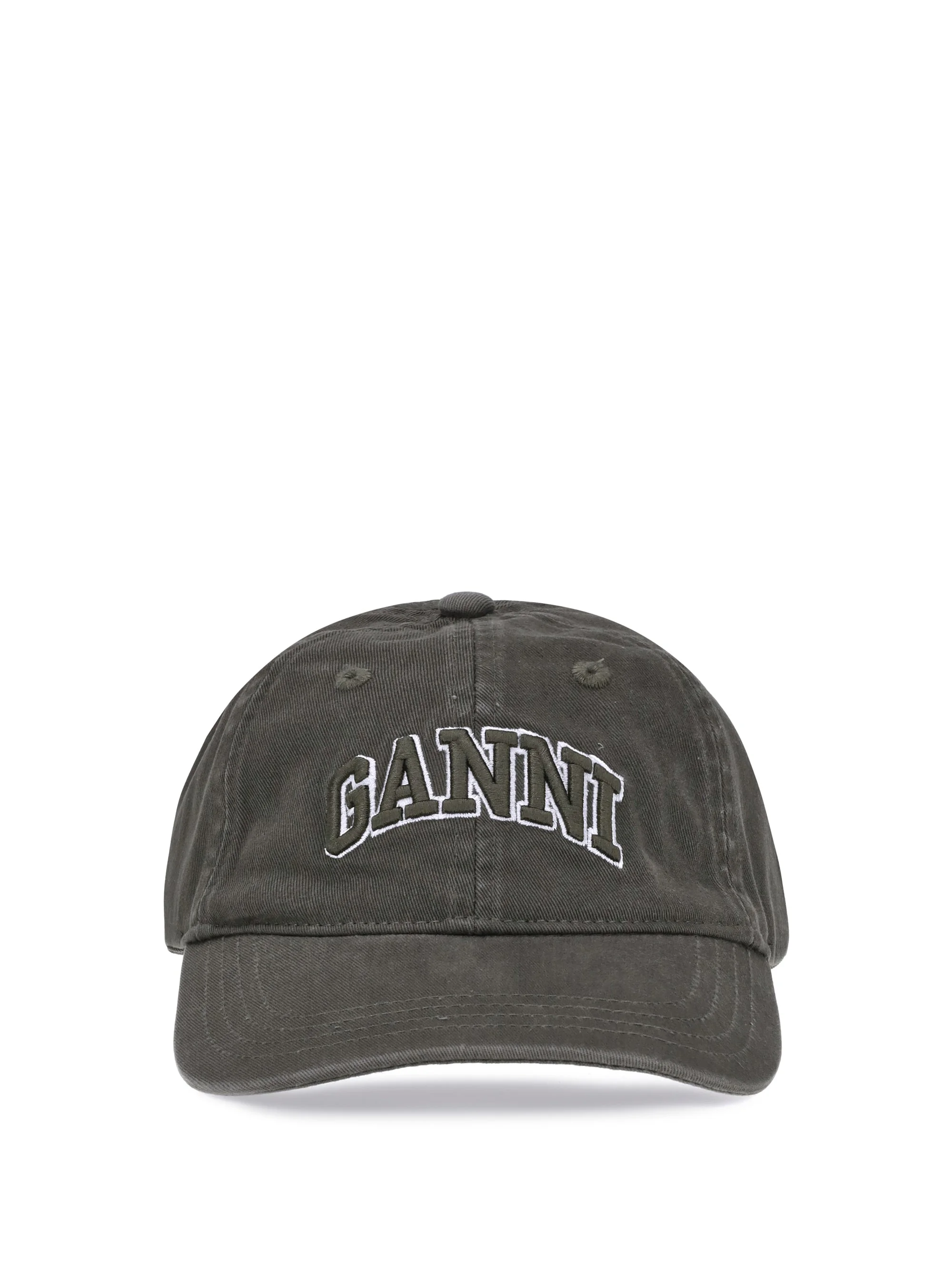 Ganni Women Logo Baseball Cap - 1