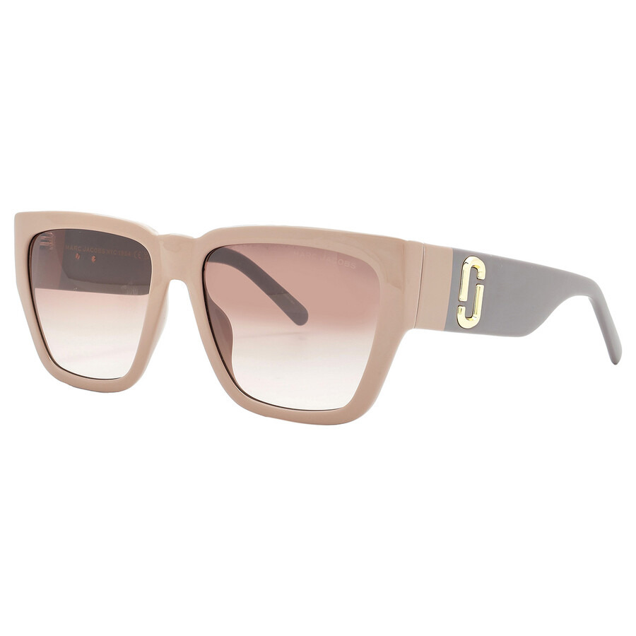Marc Jacobs Brown Gradient Square Ladies Sunglasses MARC 646/S 0690/HA 57 - 3