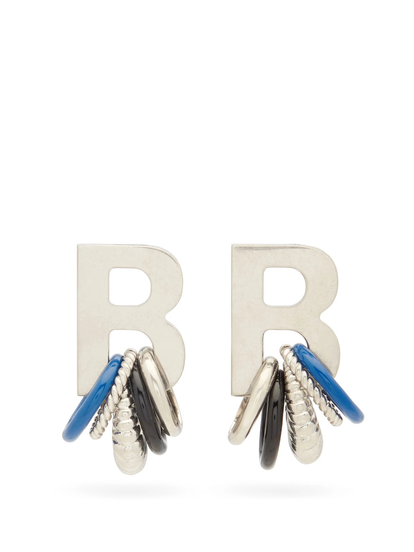 Multirings XL B-logo earrings - 1