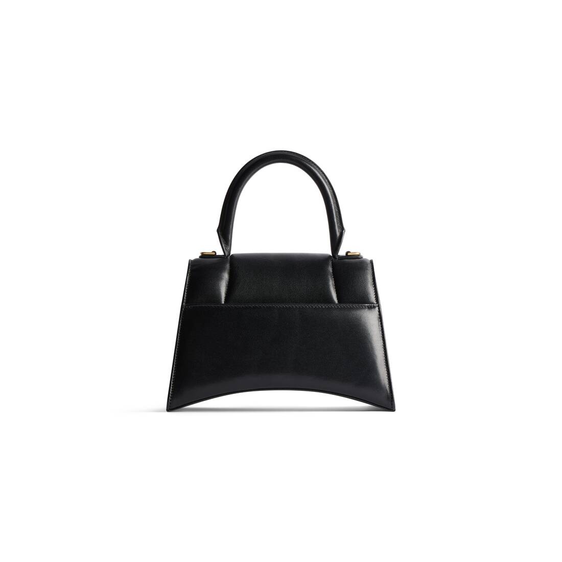 Women's Hourglass Small Handbag in Black - 4