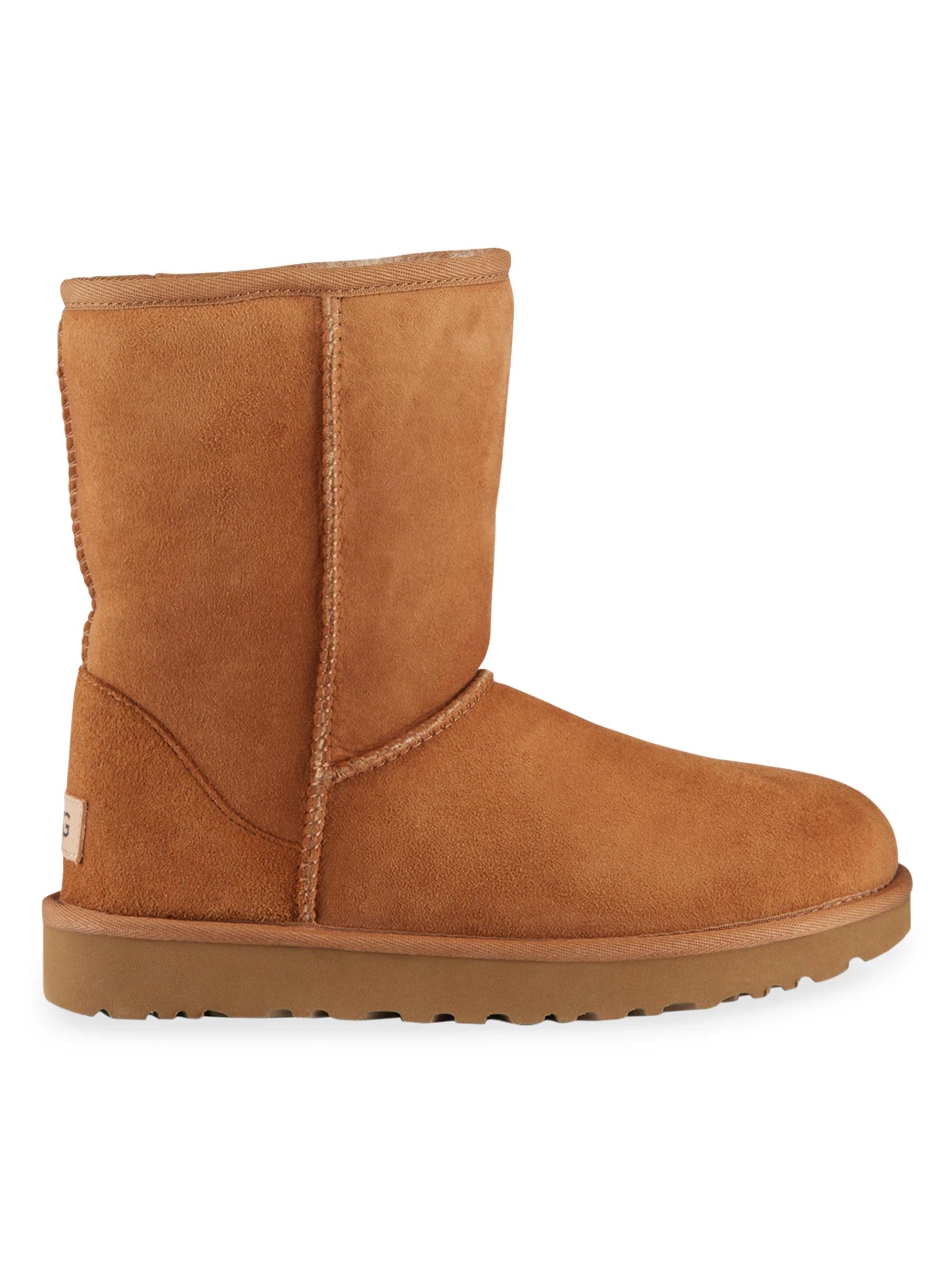 Women's Classic Heritage Short II Suede Boots - Chestnut - 1