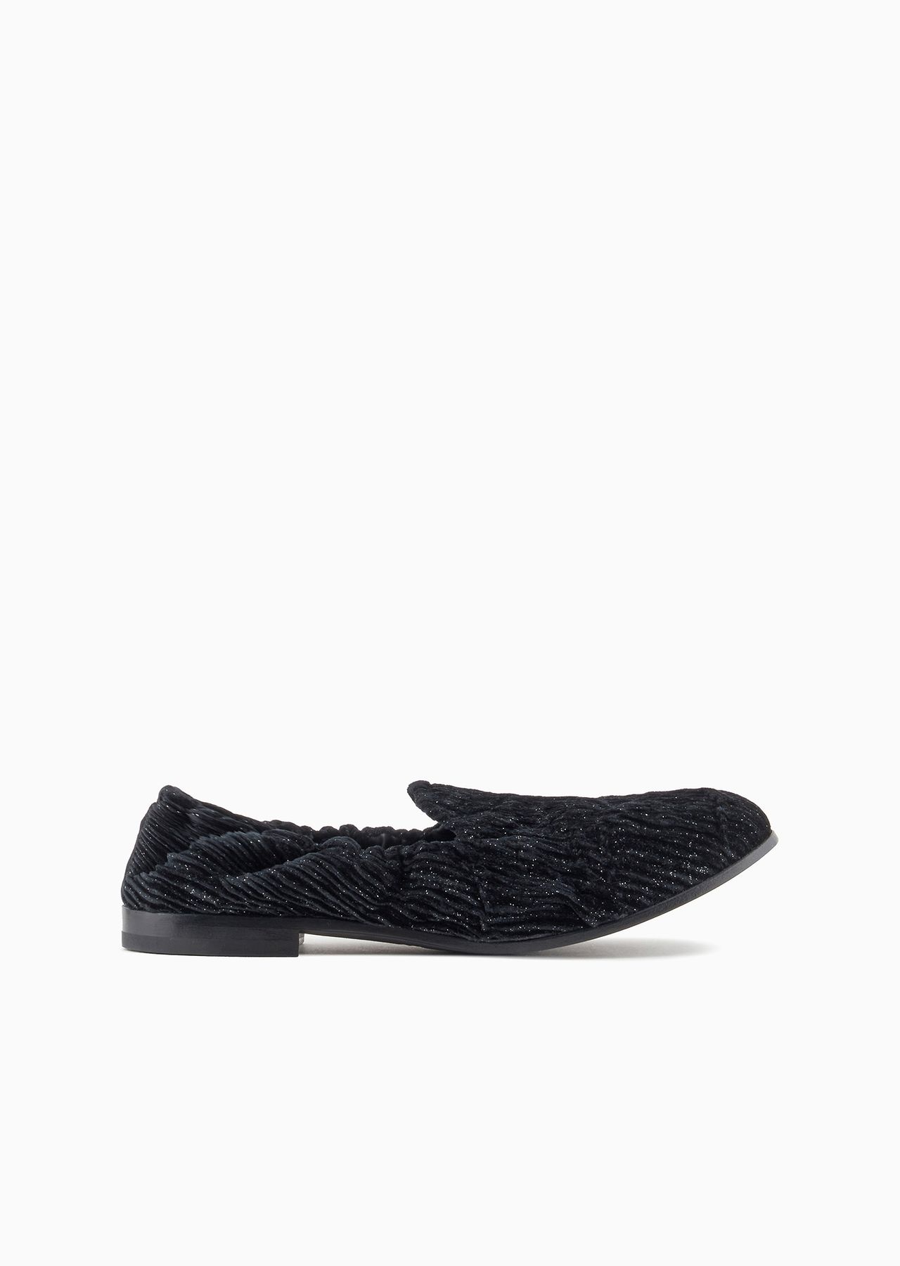 Giorgio’s loafers in textured velvet - 1