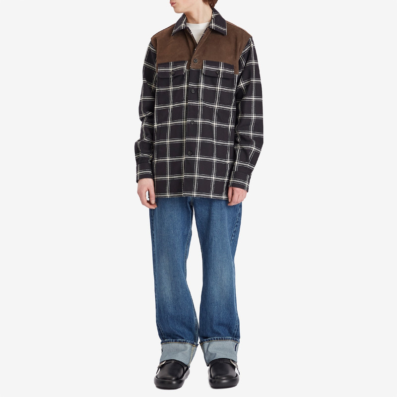 Alexander McQueen Alexander McQueen Check Overshirt outlook