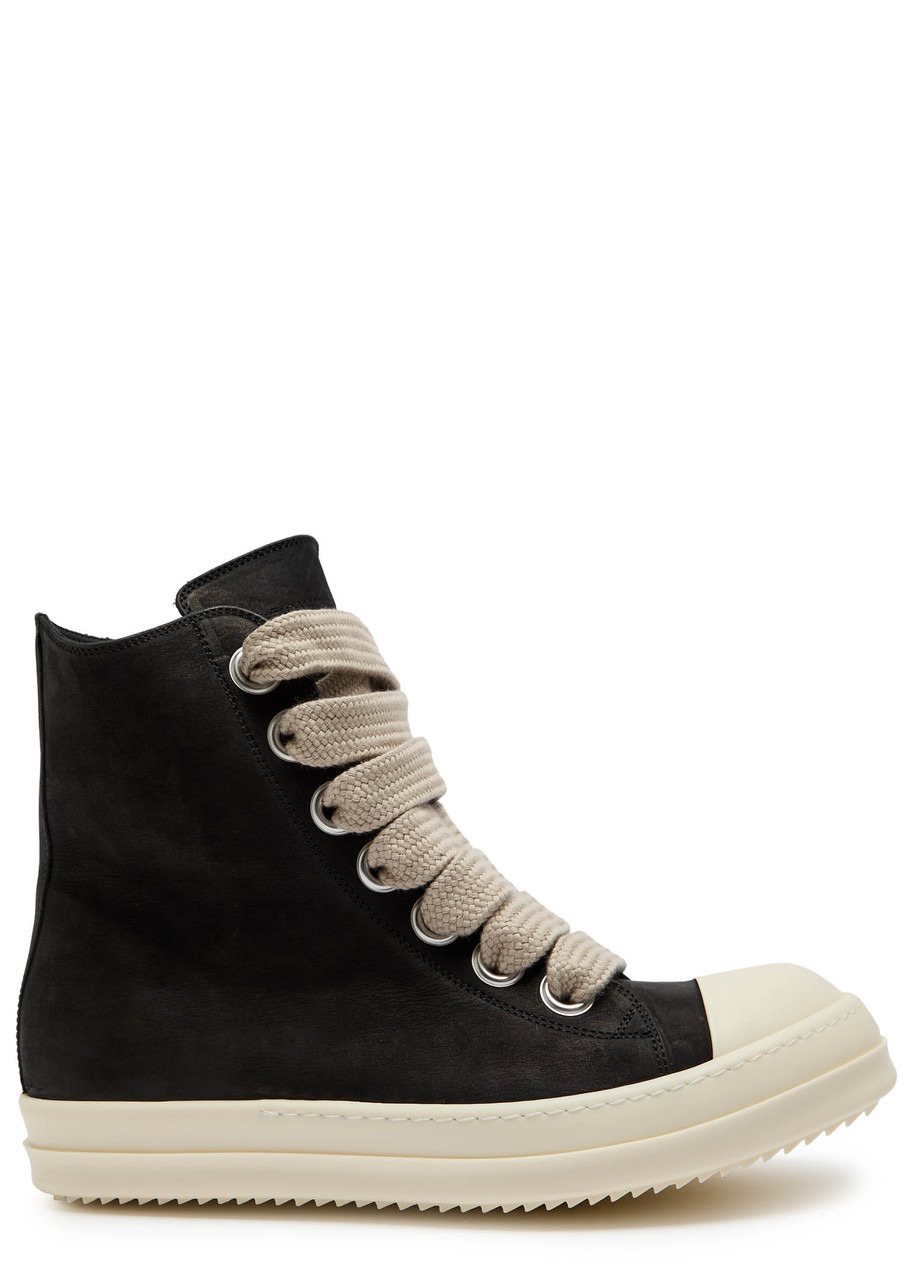 Rick Owens Jumbolace Suede Sneakers - 1
