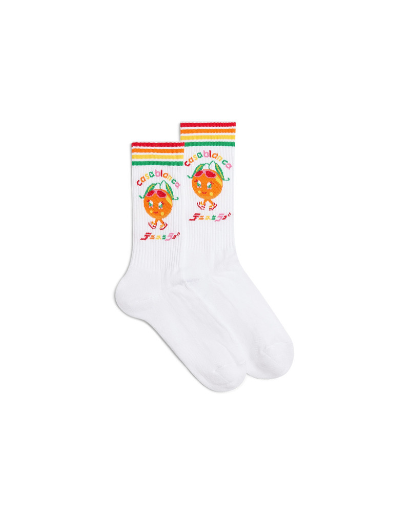 Kawaii Orange Socks | Casablanca Paris 1
