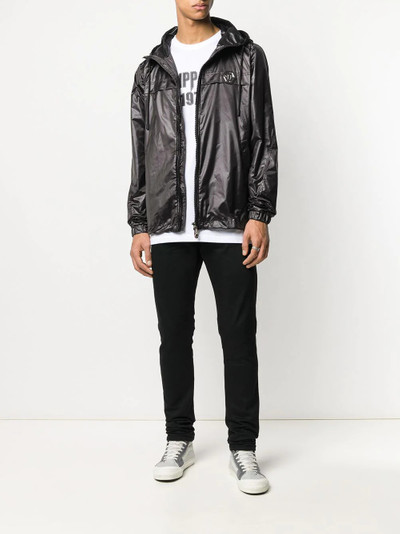 PHILIPP PLEIN hooded shell jacket outlook