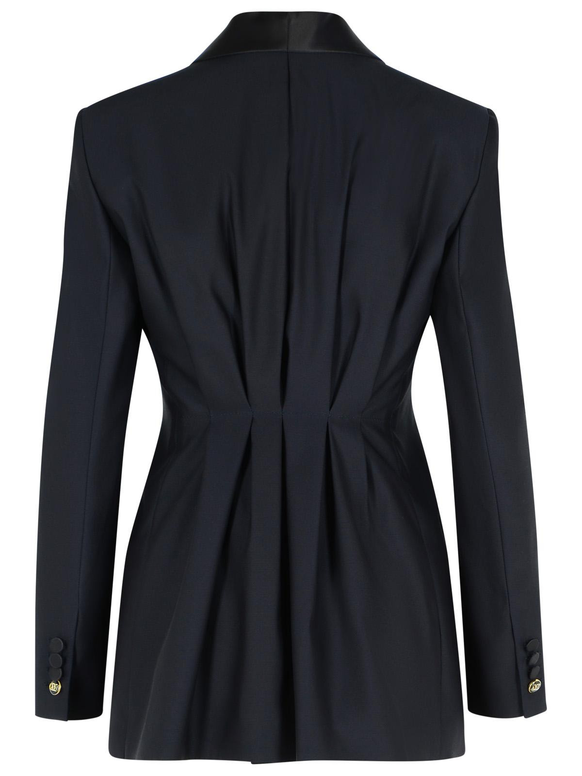 Max Mara 'Andina' Blazer In Blue Virgin Wool Blend Women - 3