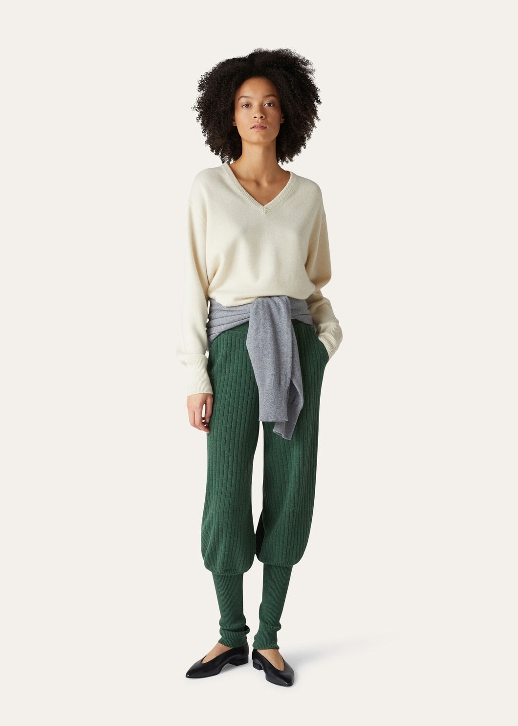 Loro V-Neck Sweater - 8