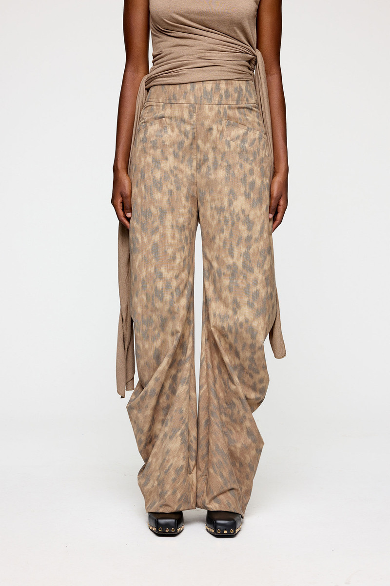 PANTS IN PRINTED COTTON 3