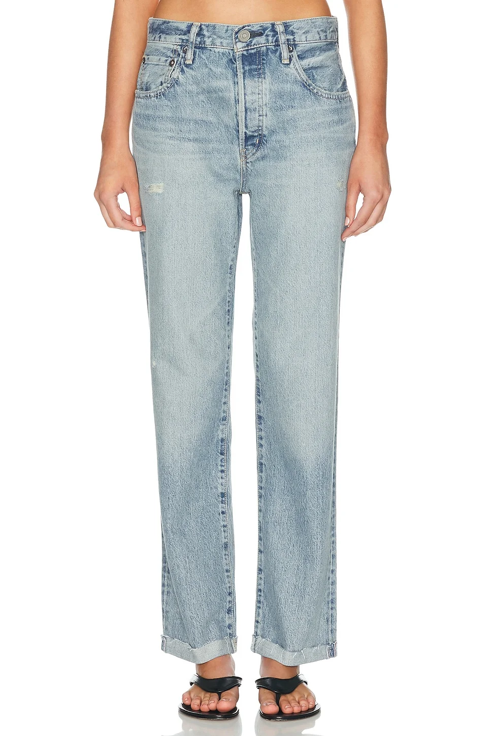 Copper Straight Leg Jeans - 1