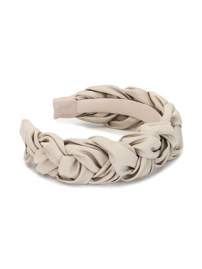 Jennifer Behr Lorelei silk headband outlook