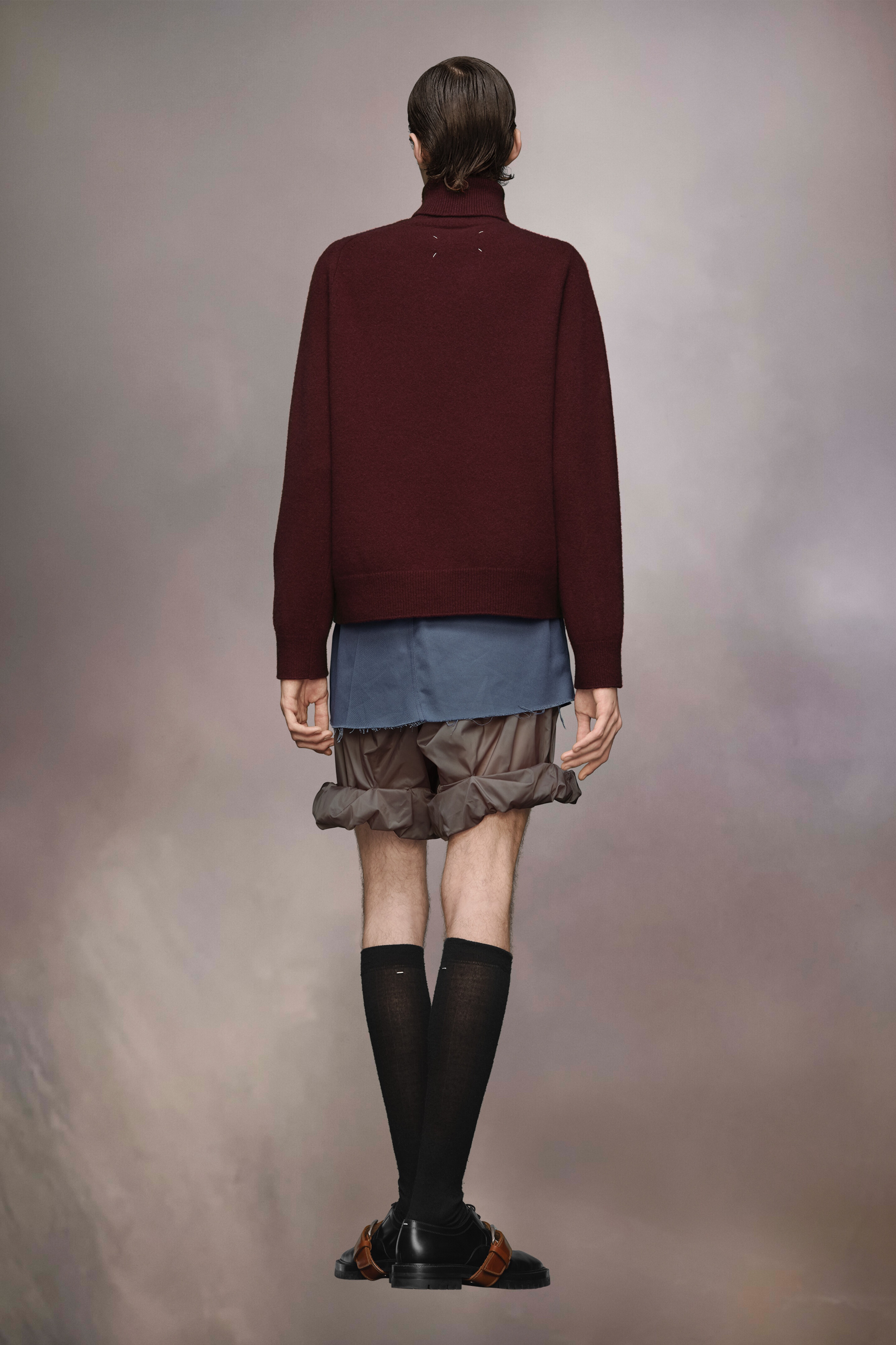 Washed Lambswool Roll-Neck Sweater - 5