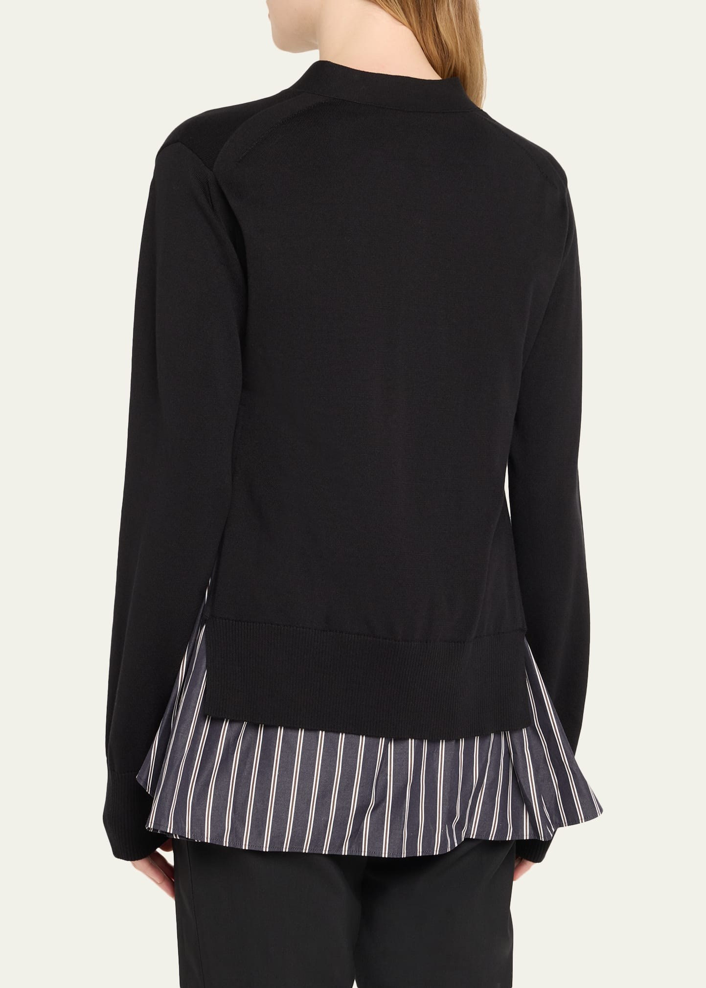 Mixed-Media Cardigan - 3