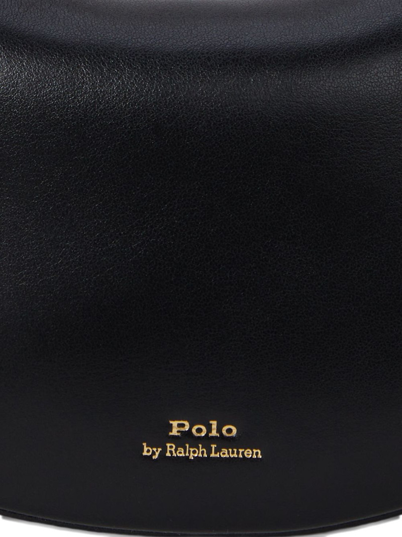 small logo-stamp leather cross body bag 5