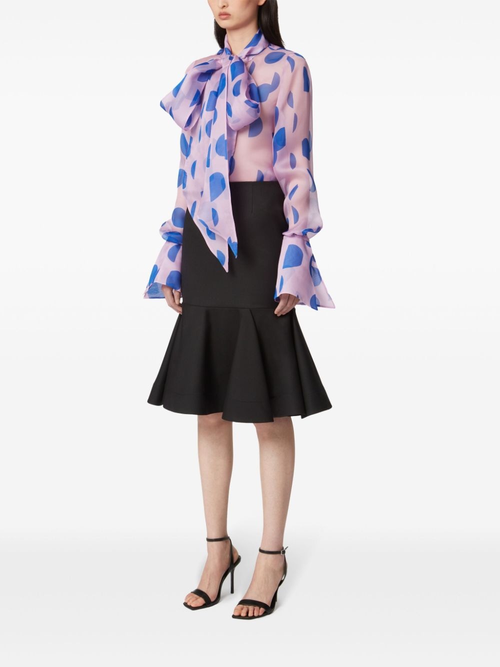 peplum midi skirt - 3