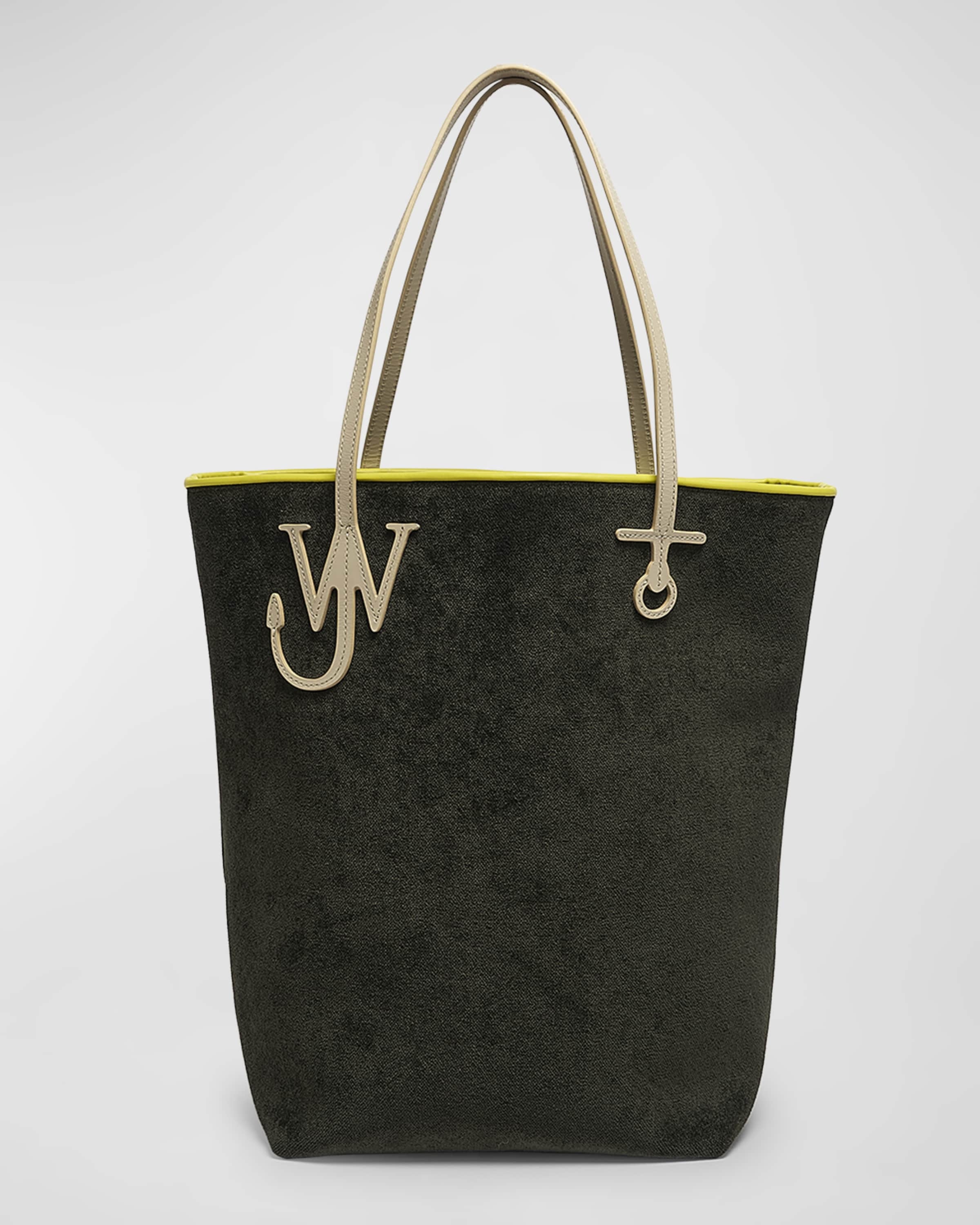 JW Anderson Anchor North-South Leather Tote Bag neimanmarcus