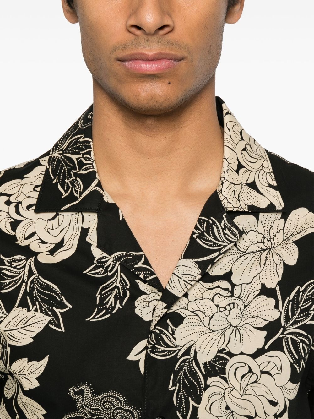 floral-print shirt - 5