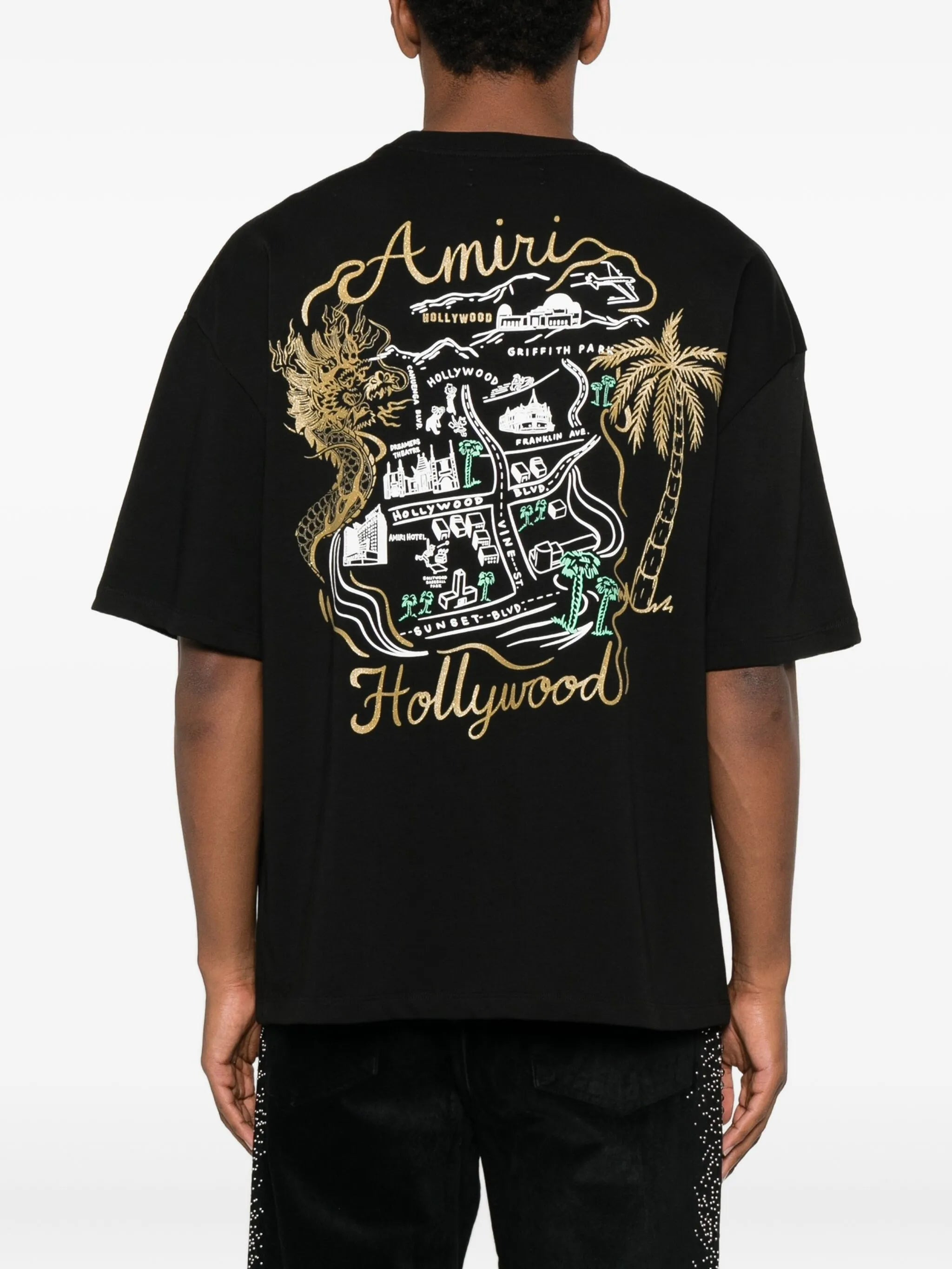 Amiri Embroidered Short-sleeve T-shirt - 4