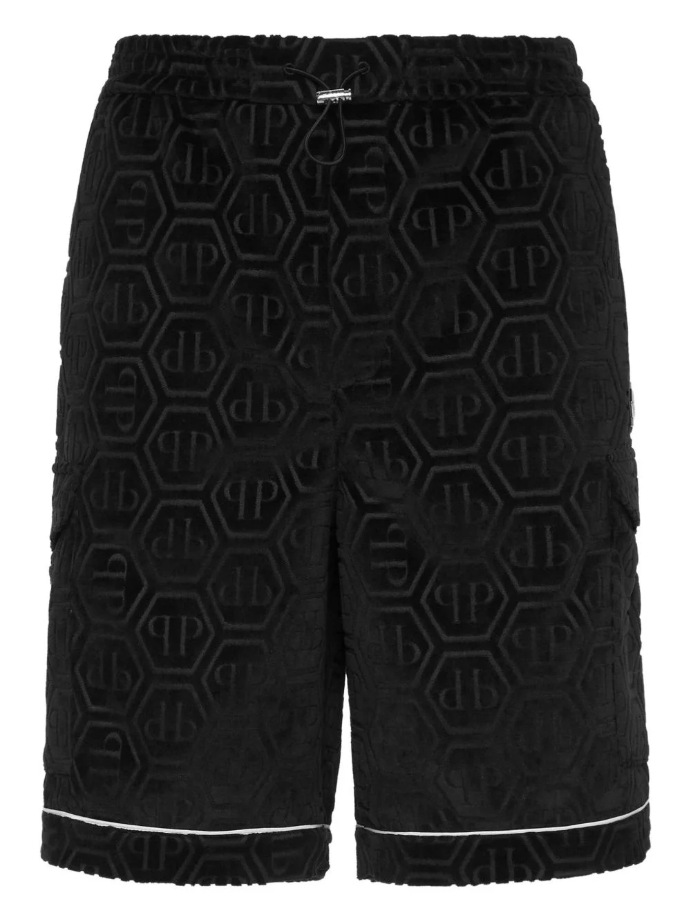monogram-pattern shorts - 1