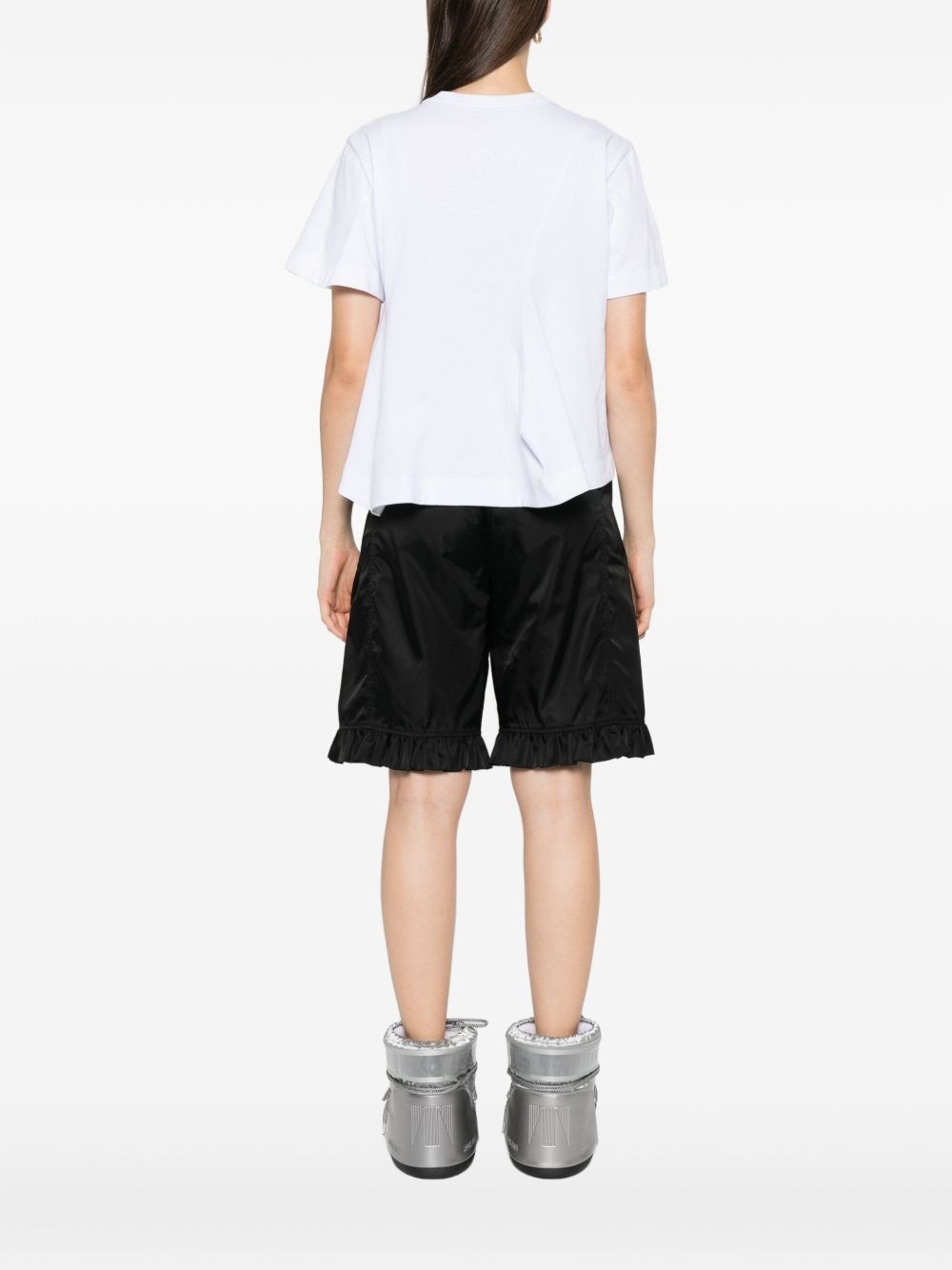 layered cotton T-shirt - 4