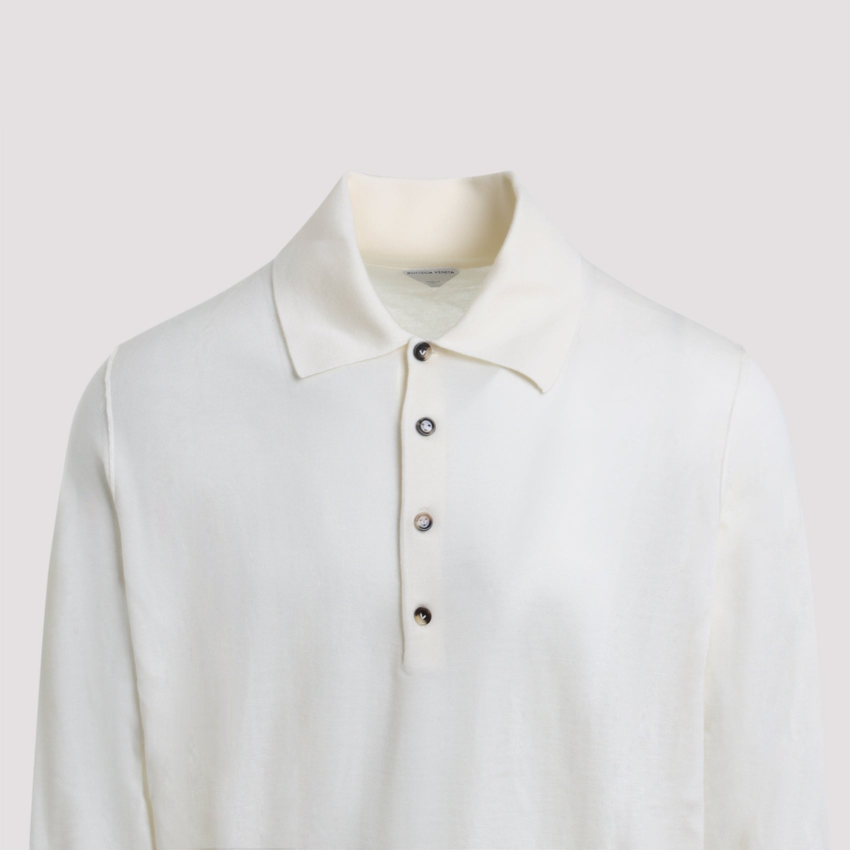 Bottega Veneta Long Sleeves Cashmere Polo Men - 3