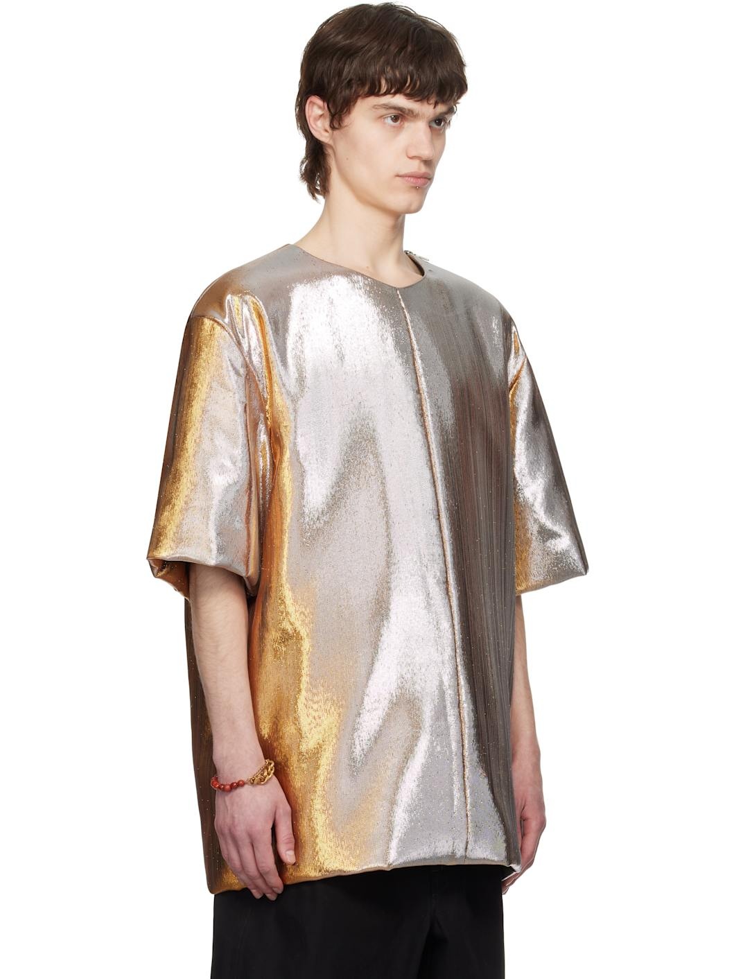 Gold & Silver Padded T-shirt - 2