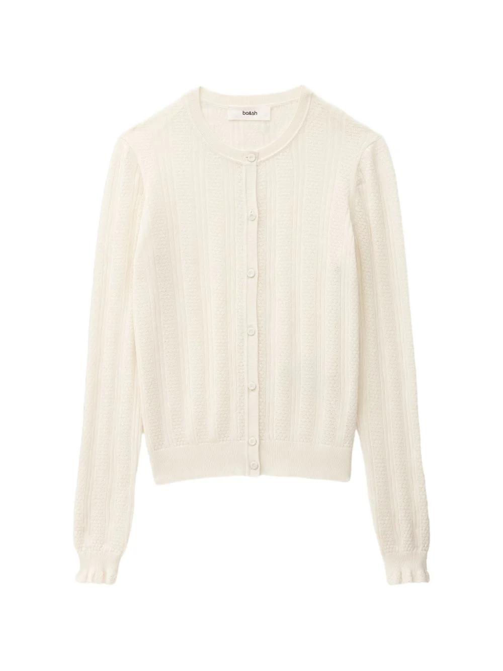 Viviana ruffled cardigan - 1
