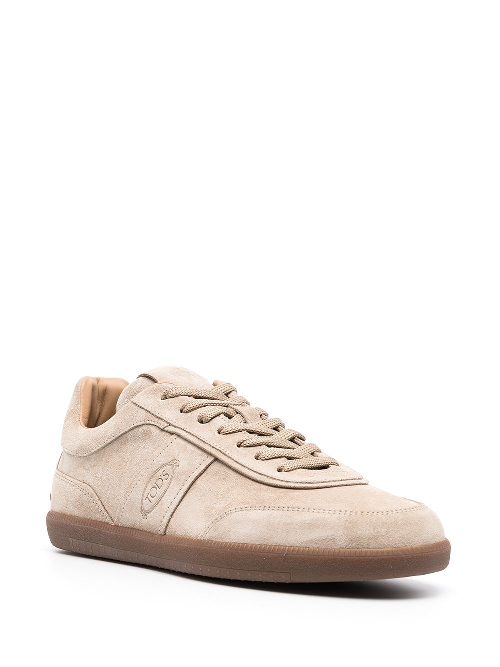 low-top panelled sneakers - 2