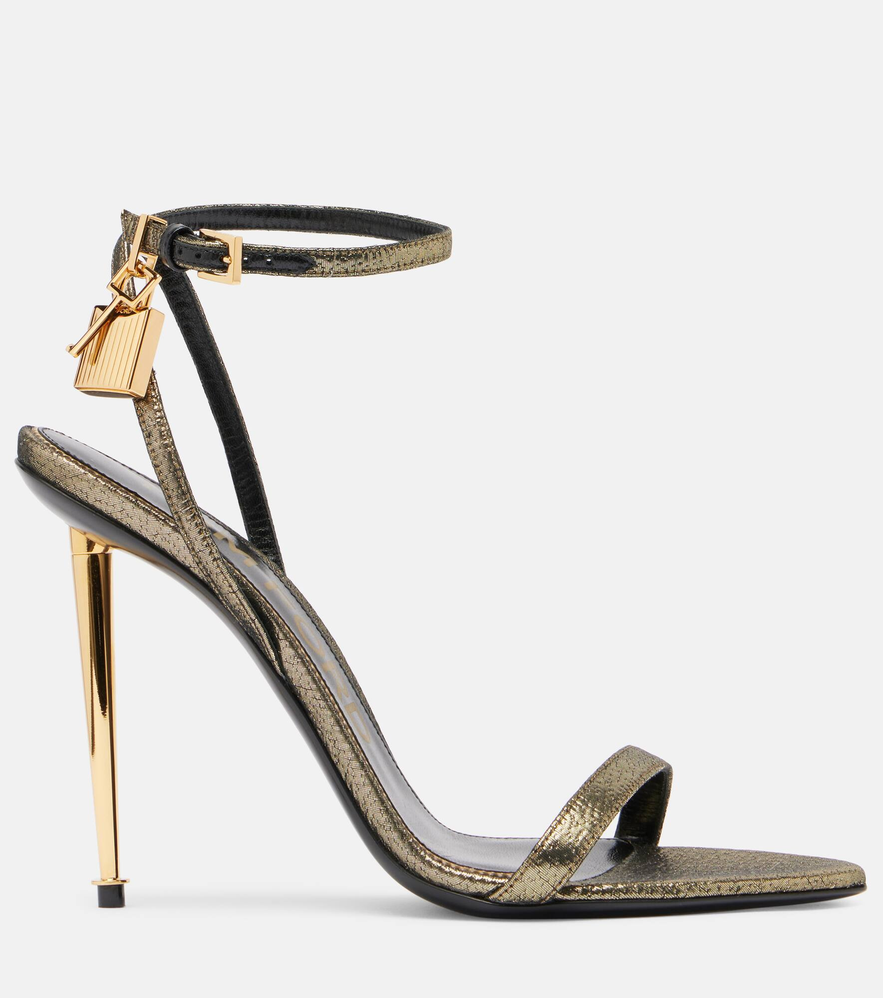 Padlock 105 metallic sandals - 4