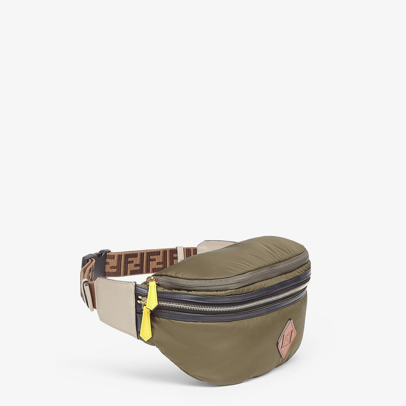 Green nylon backpack 6