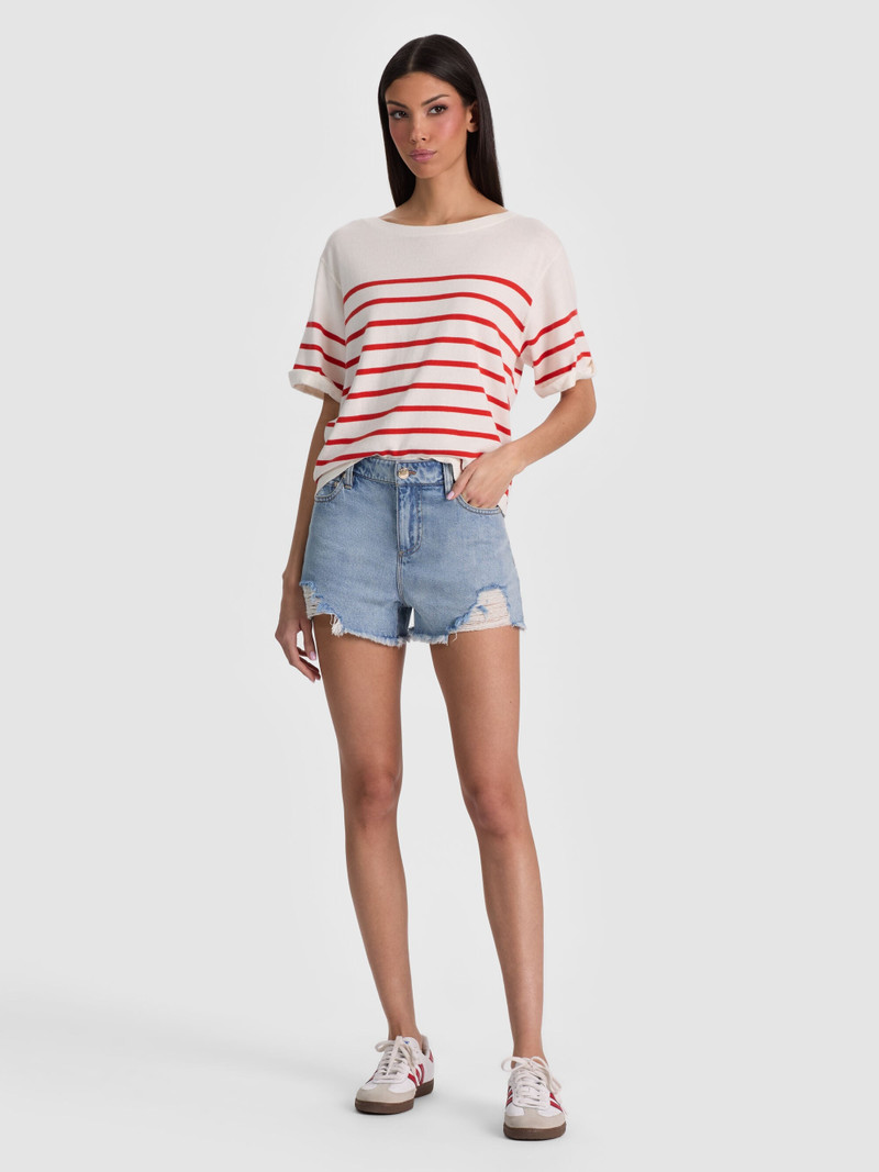 AMELIE STRIPED KNIT TEE 3