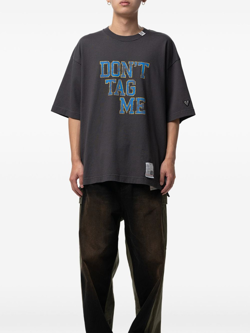 Maison MIHARAYASUHIRO Don't Tag Me printed T-shirt outlook