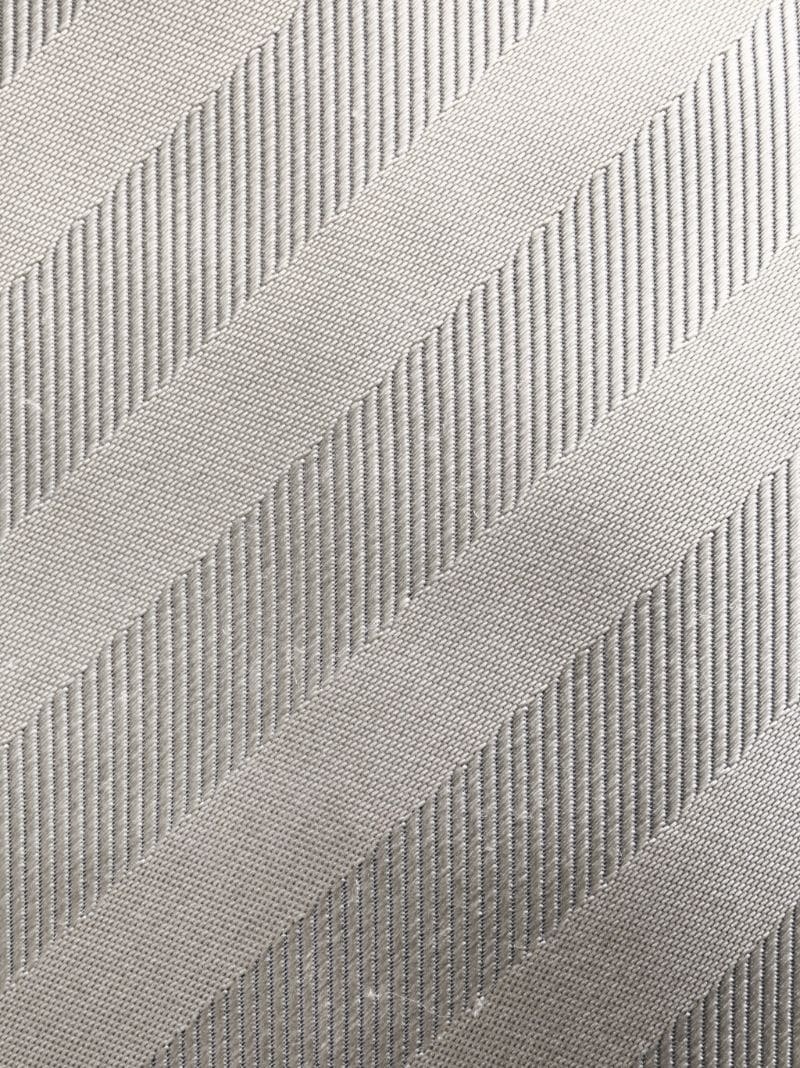 tone-on-tone diagonal-stripe silk tie - 2