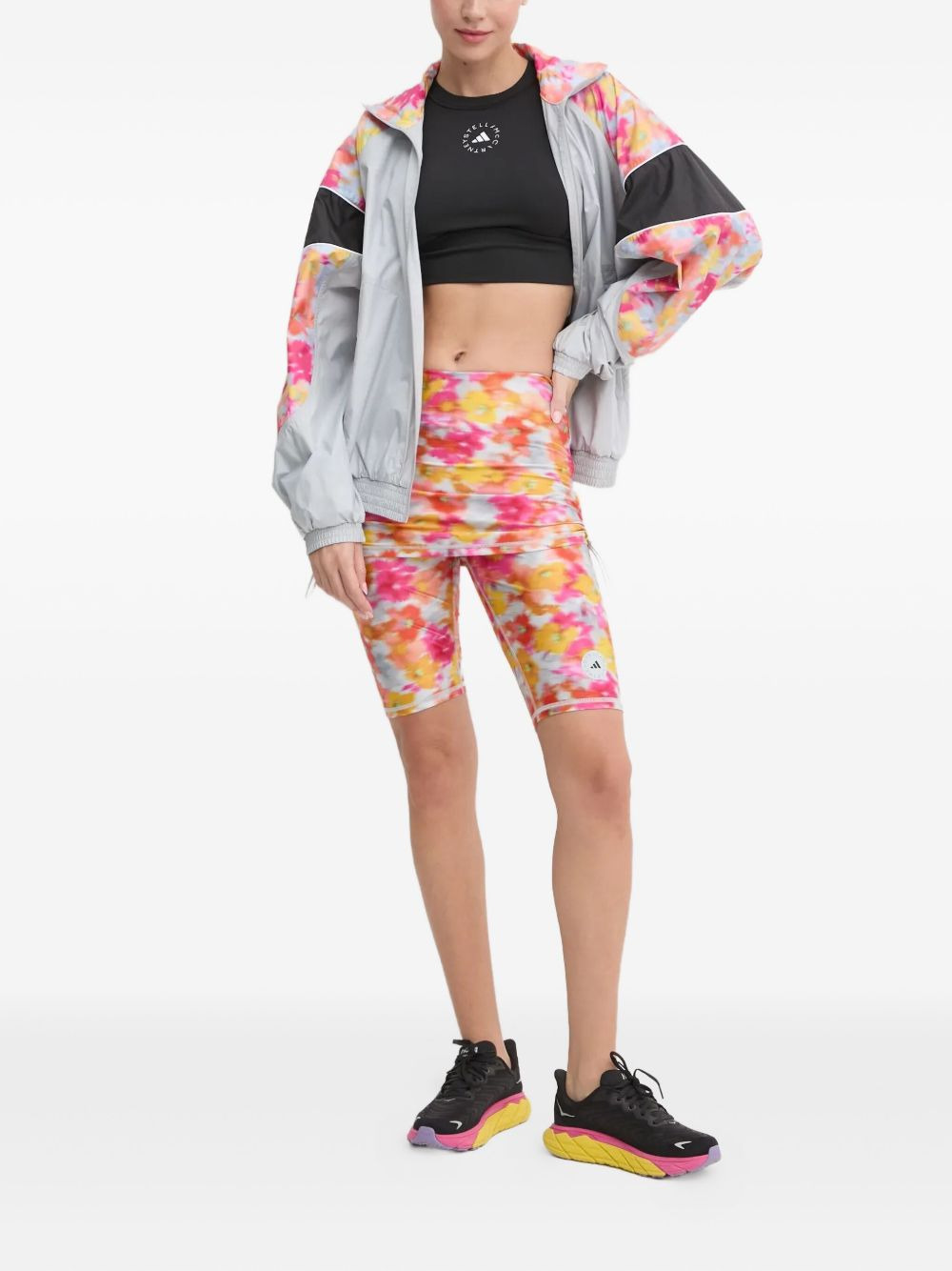 floral-print shorts - 2