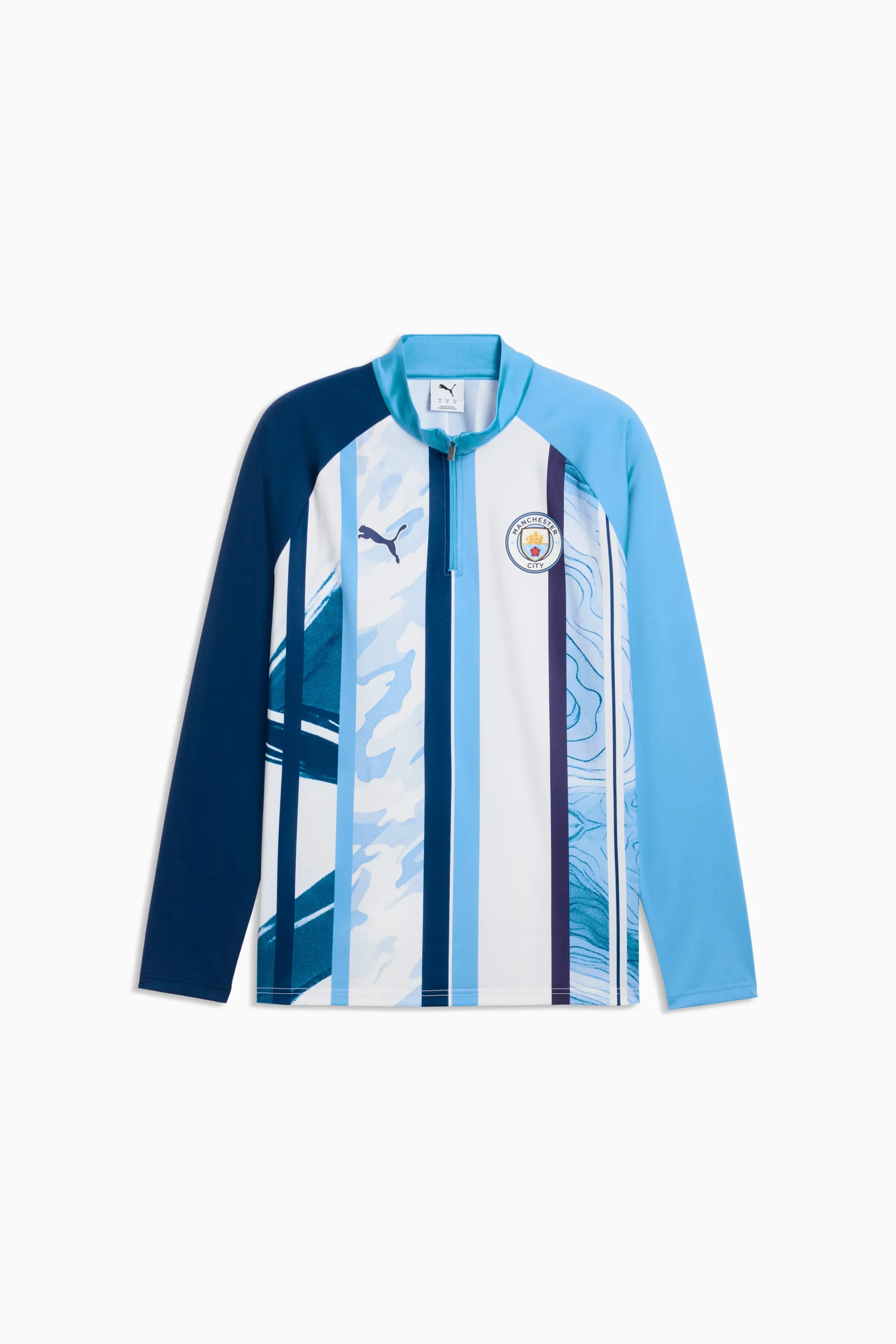Manchester City Men's Quarter-Zip Warmup Top - 1