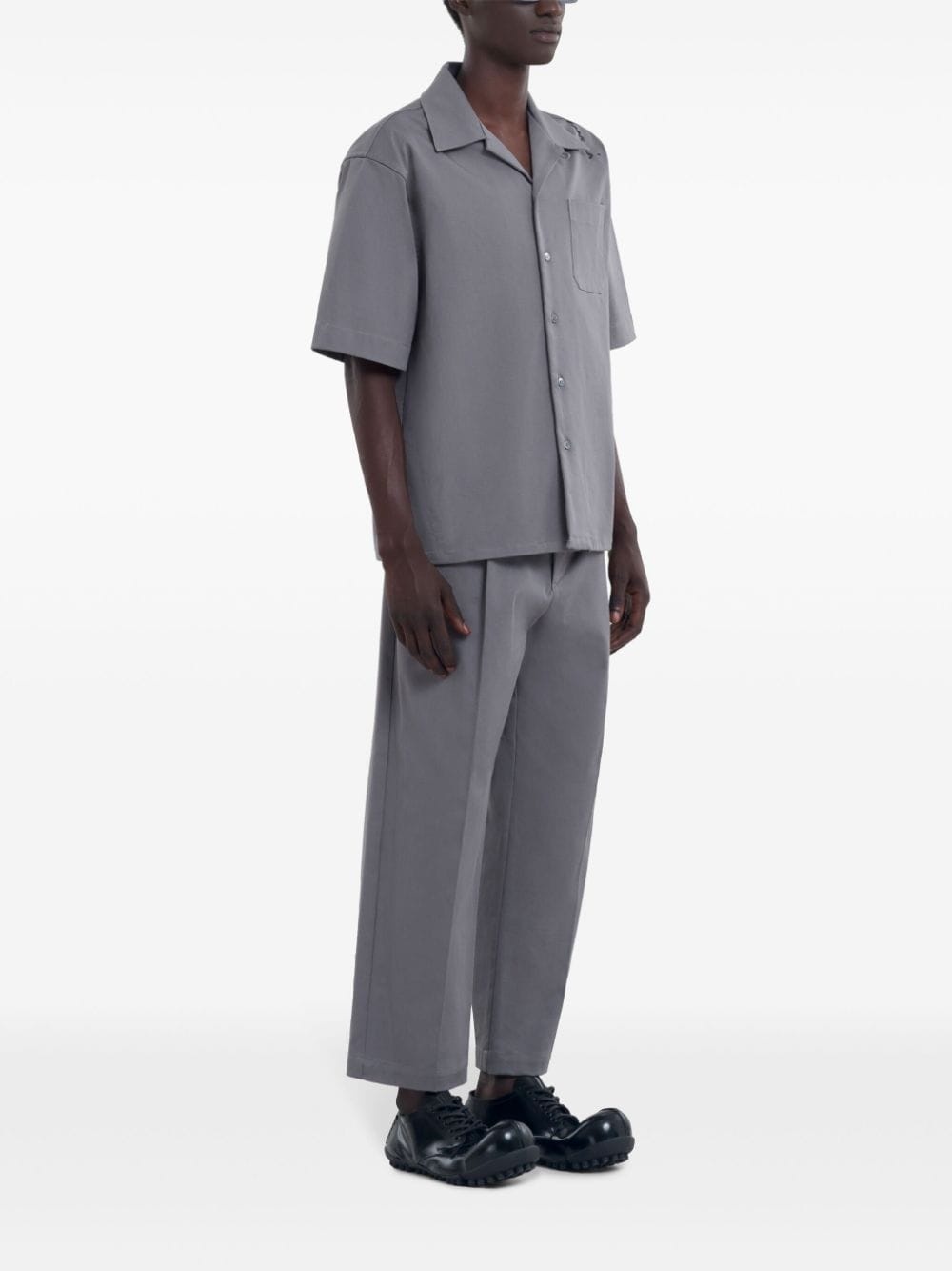 piqué-weave shirt - 2