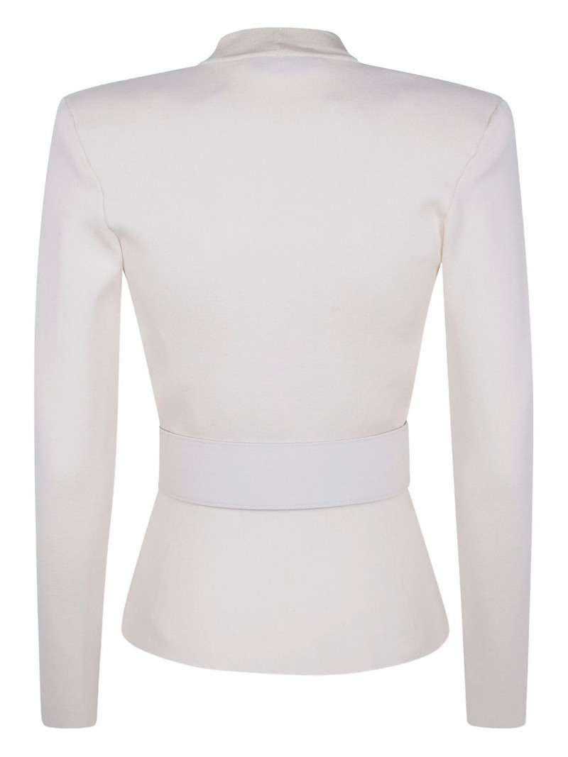 ELISABETTA FRANCHI belted knitwear outlook