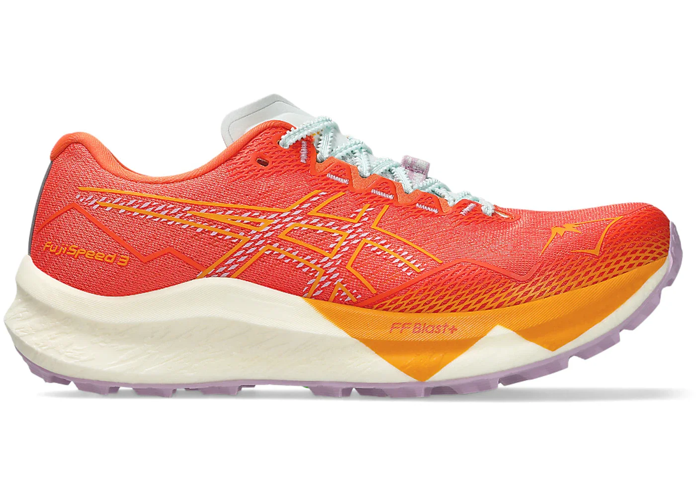 ASICS Fujispeed 3 Nova Orange Light Ube (Women's) - 1
