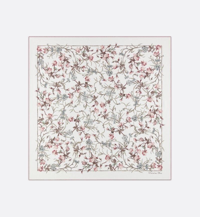 Lumière de Rose 90 Square Scarf 1