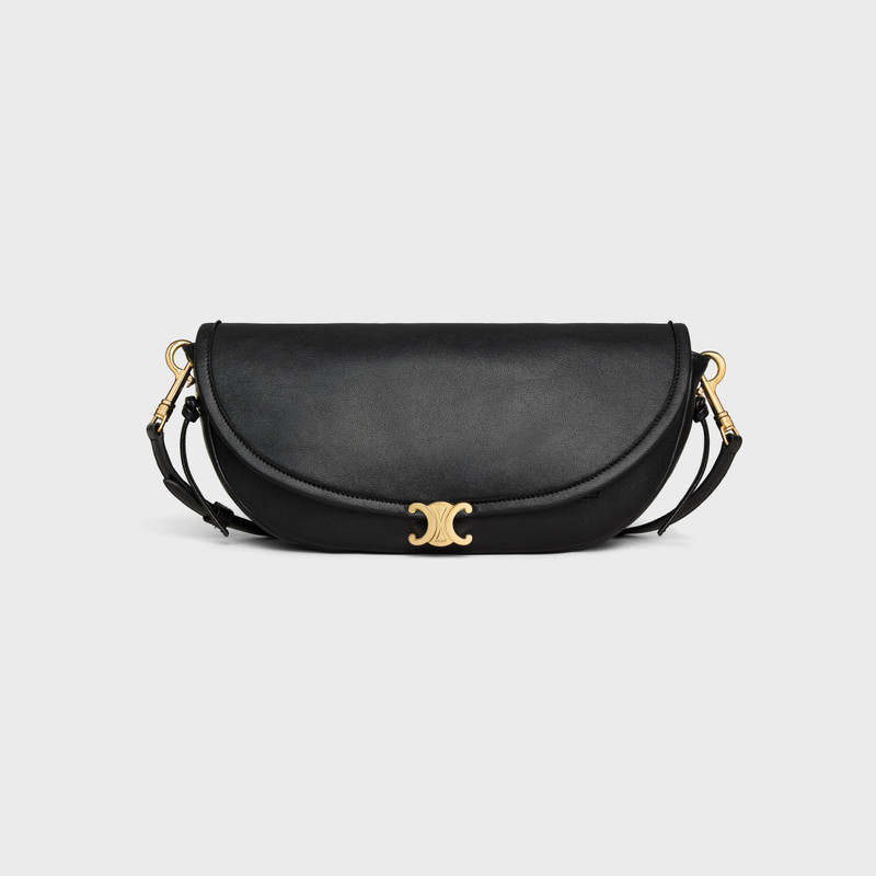LITTLE HALFMOON SOFT TRIOMPHE IN SUPPLE SHINY LAMBSKIN 1