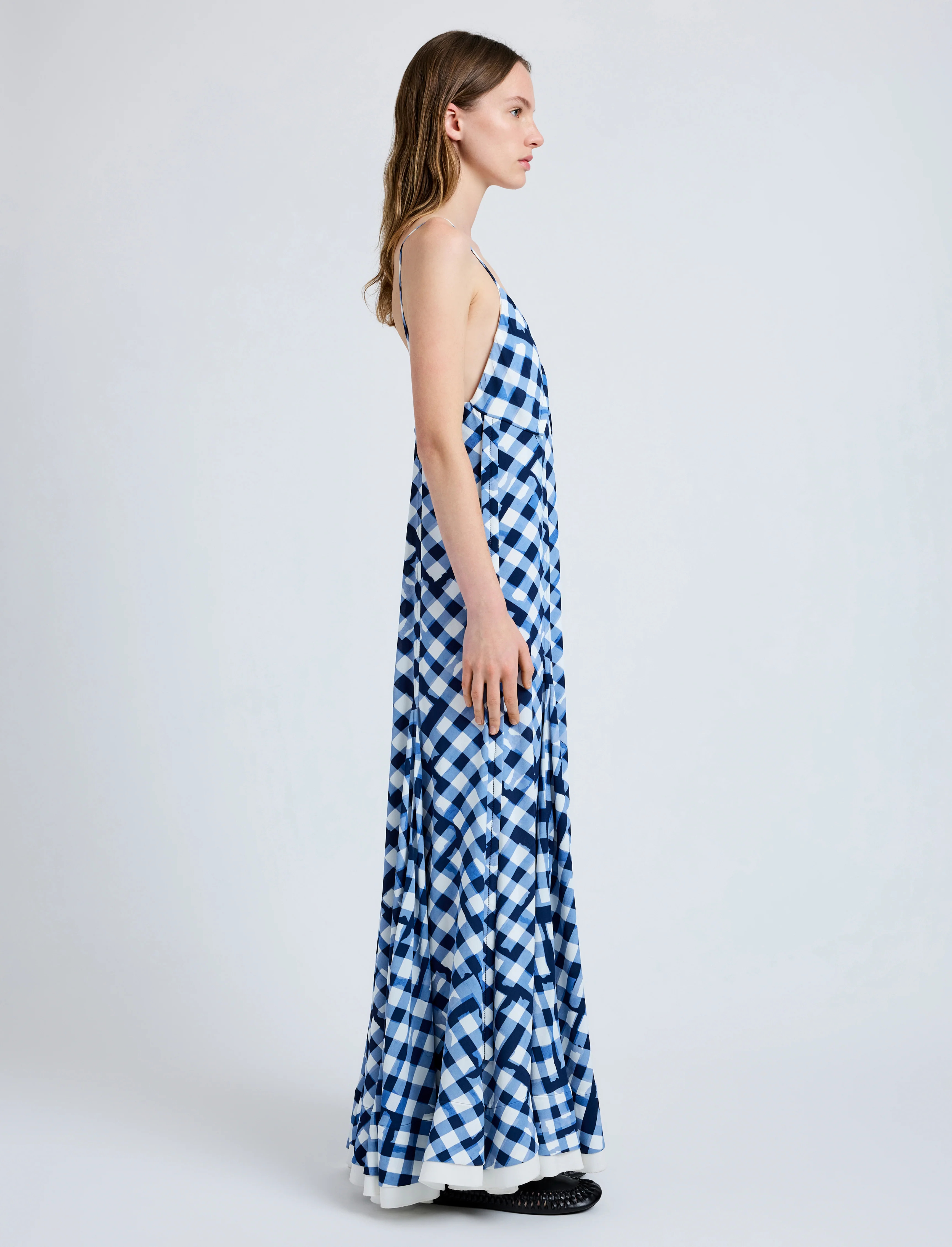 June Dress in Printed Crepe De Chine - 3
